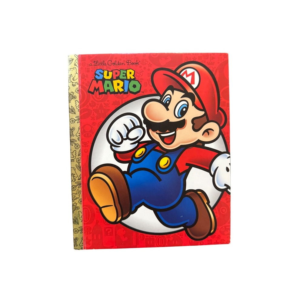 Super Mario Little Golden Book Hardcover Childrens Storybook